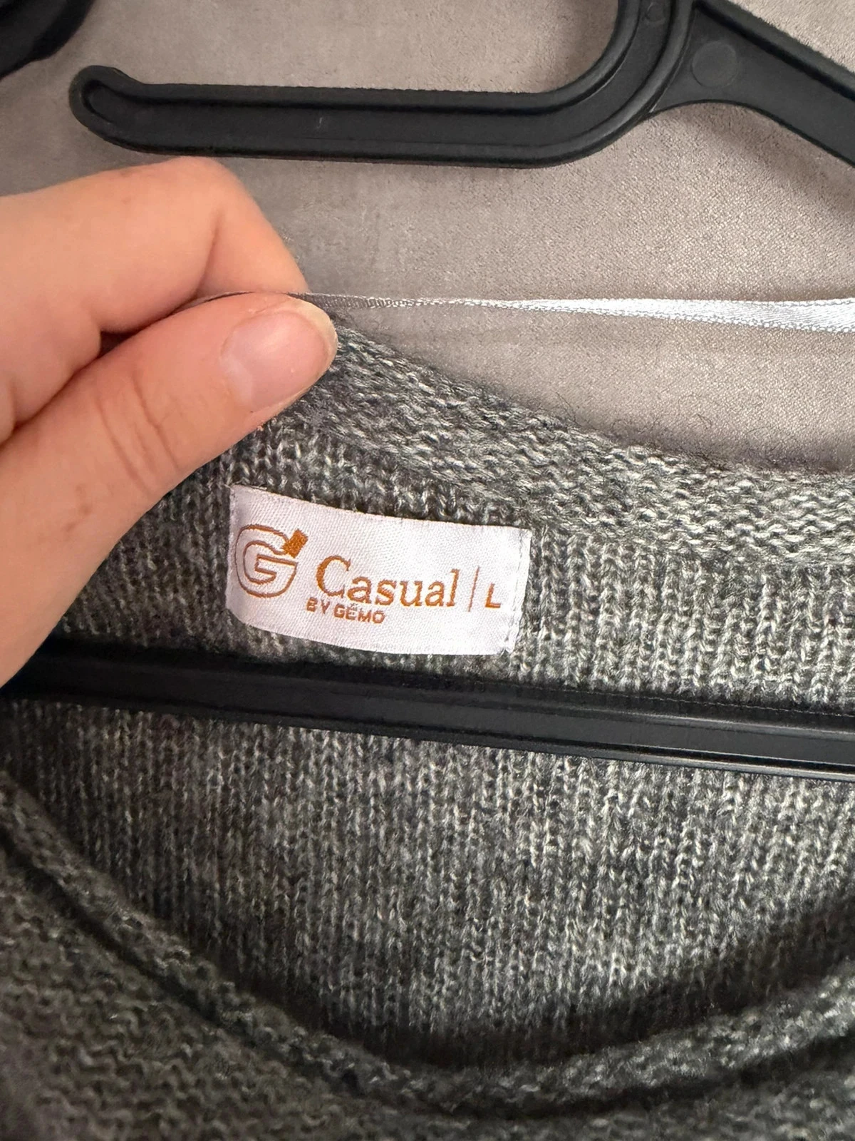 Joli pull léger gris sans manche – photo 2